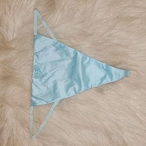 VICTORIAS SECRET ANGELS AQUA MEDIUM V-STRING